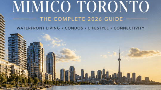 Living in Mimico Toronto – waterfront condos and skyline at Humber Bay Shores