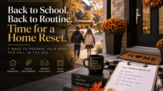 Fall home maintenance GTA tips for homeowners preparing their home for autumn